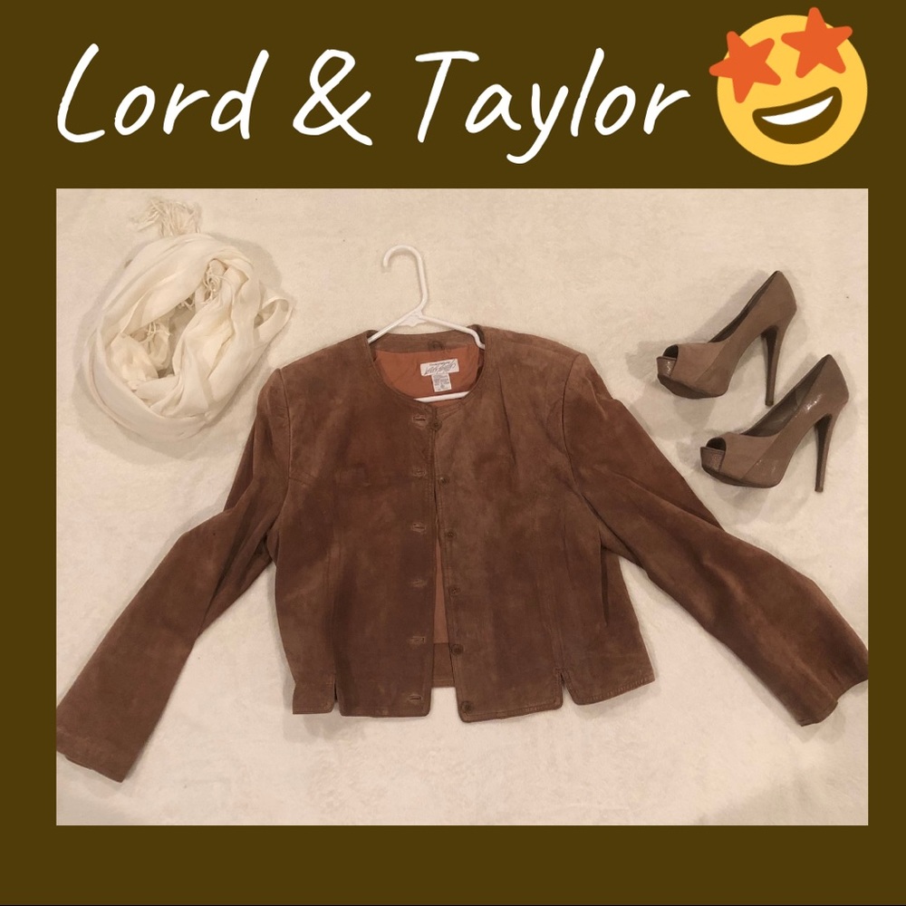 Suede Lord & Taylor Blazer